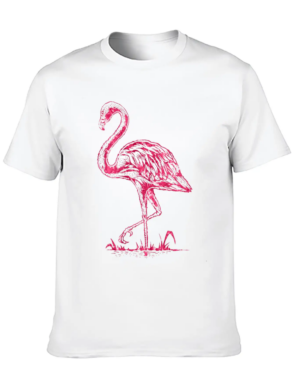 Flamingo Stylish Everyday T-Shirt – Unisex Basic Cotton Tee