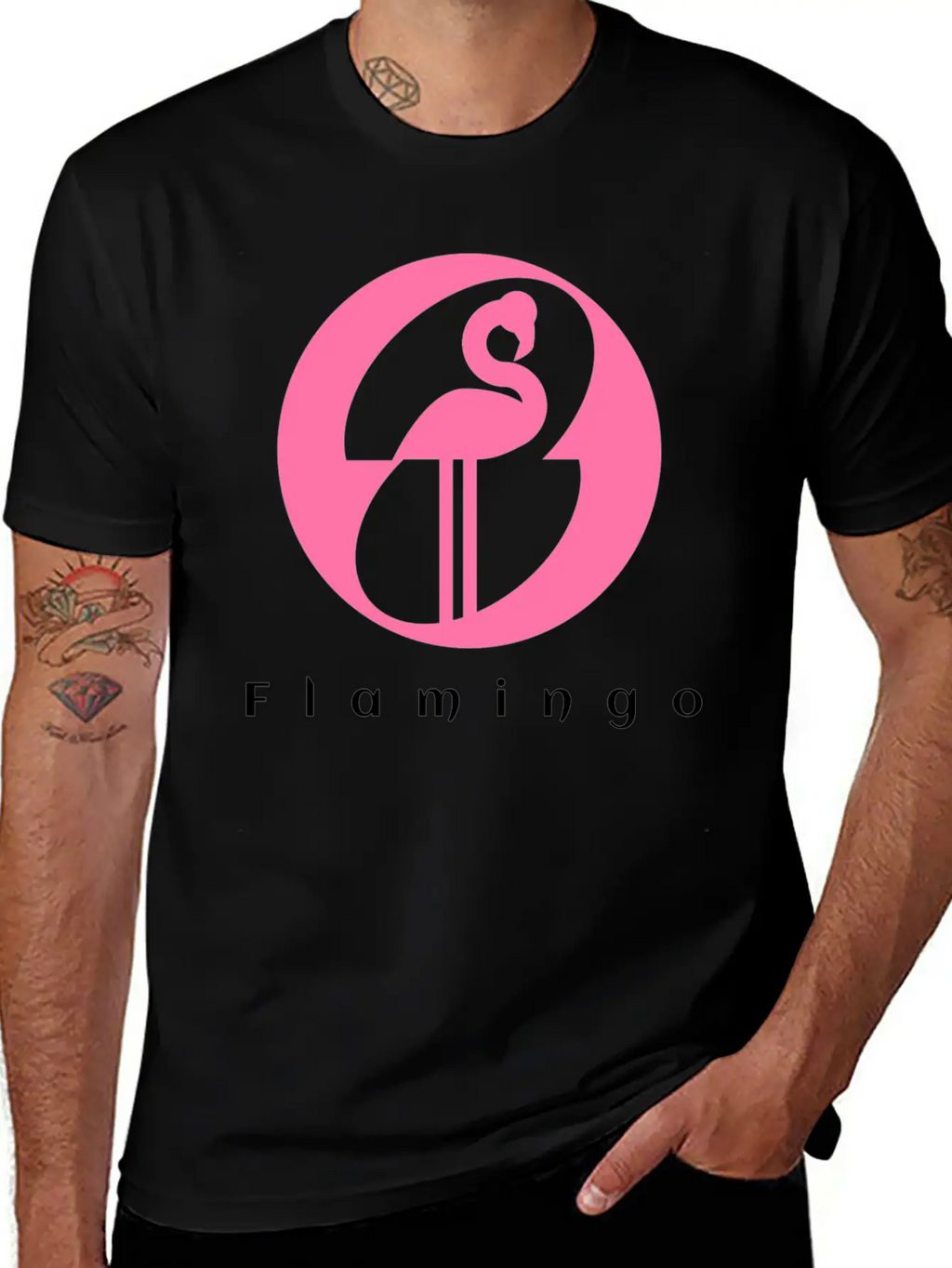 Flamingo Unisex Casual T-Shirt – Clean Design For Daily Comfort