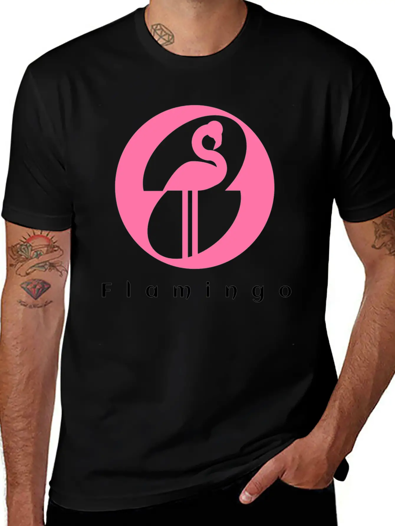 Flamingo Unisex Casual T-Shirt – Clean Design For Daily Comfort