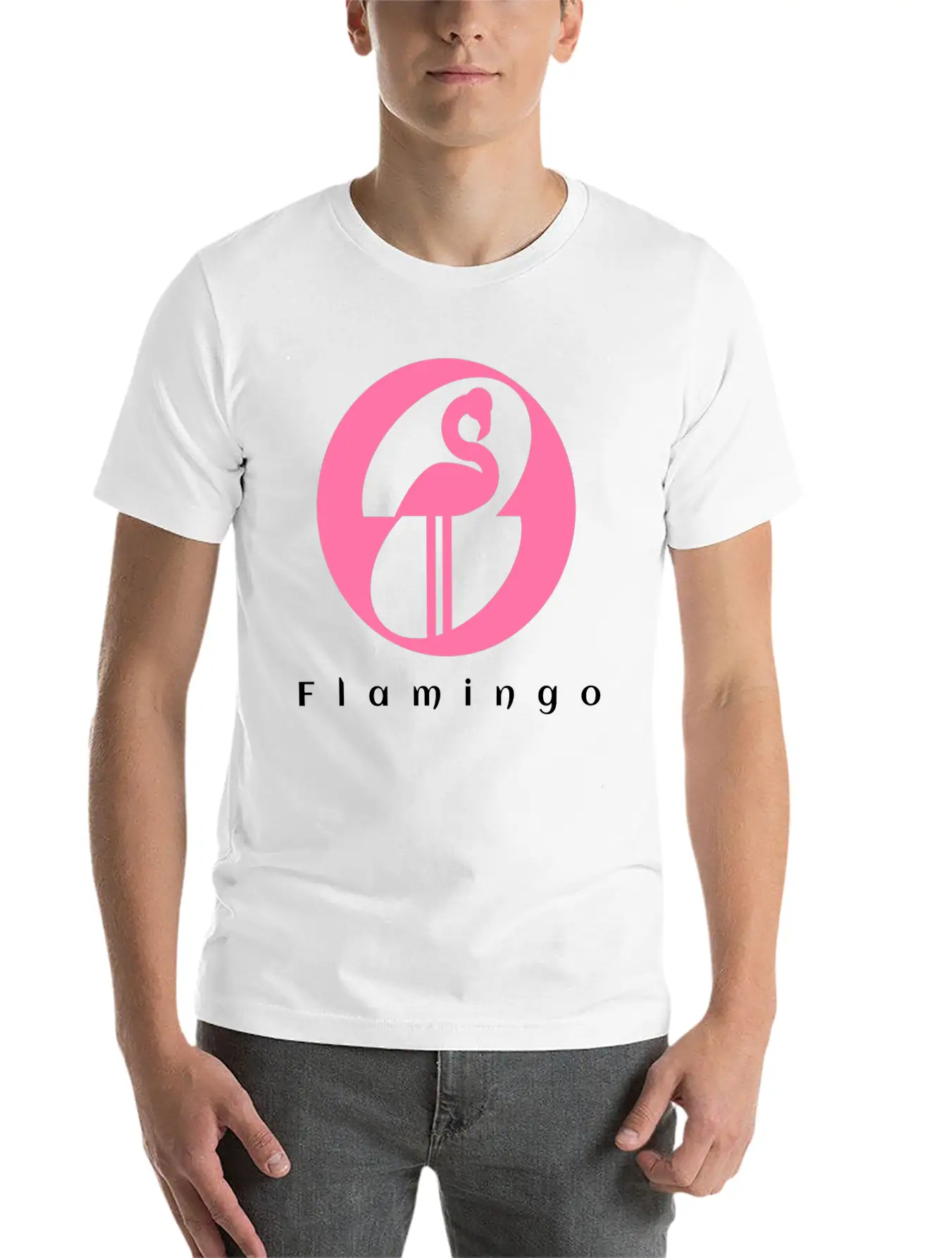 Flamingo Unisex Casual T-Shirt – Clean Design For Daily Comfort
