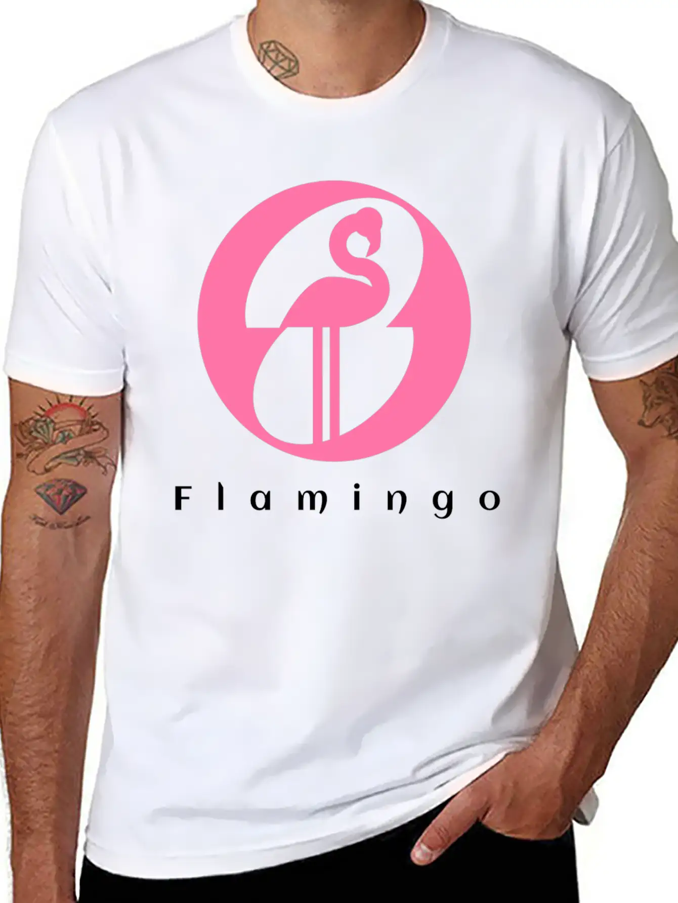 Flamingo Unisex Casual T-Shirt – Clean Design For Daily Comfort