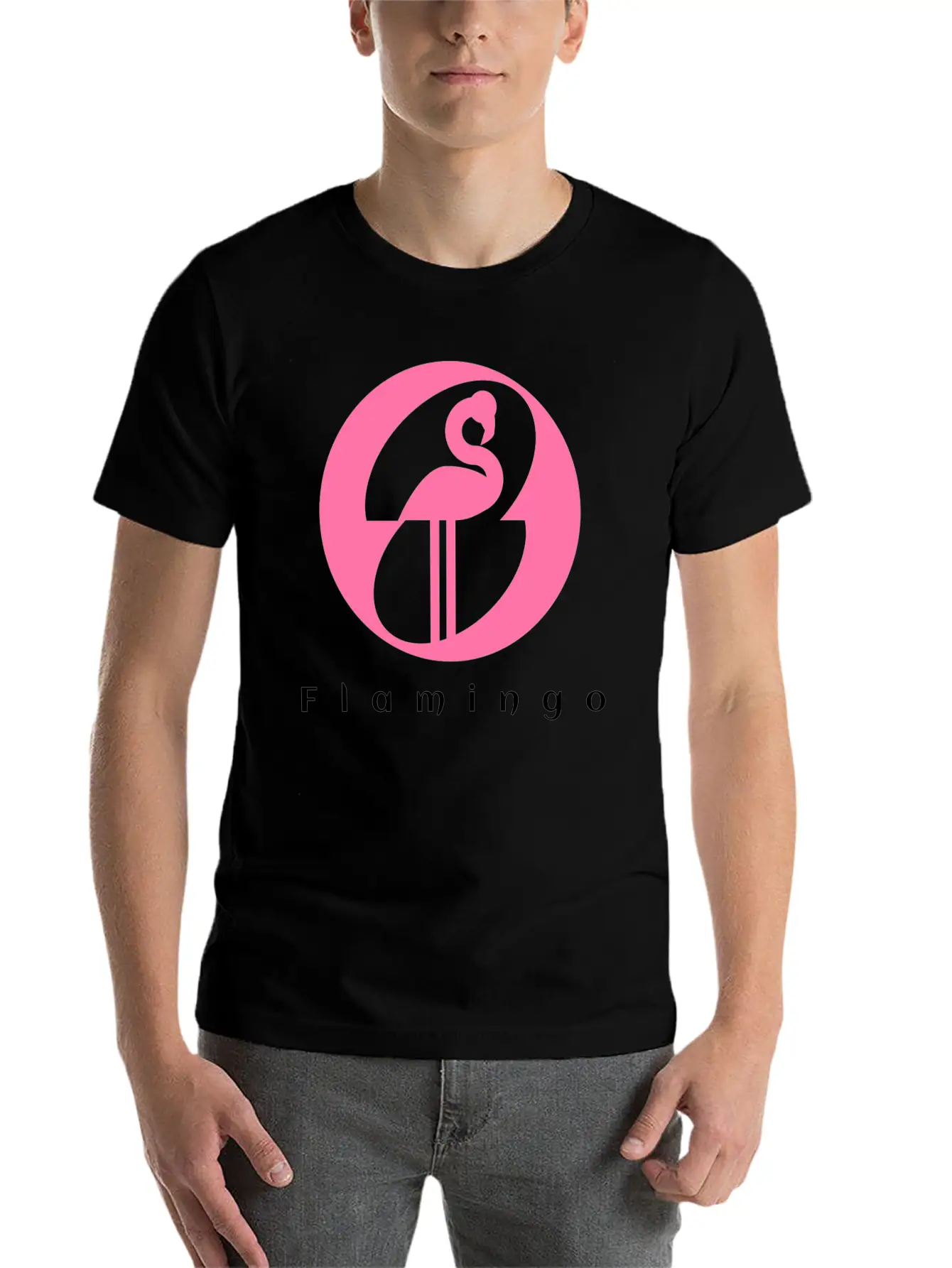 Flamingo Unisex Casual T-Shirt – Clean Design For Daily Comfort