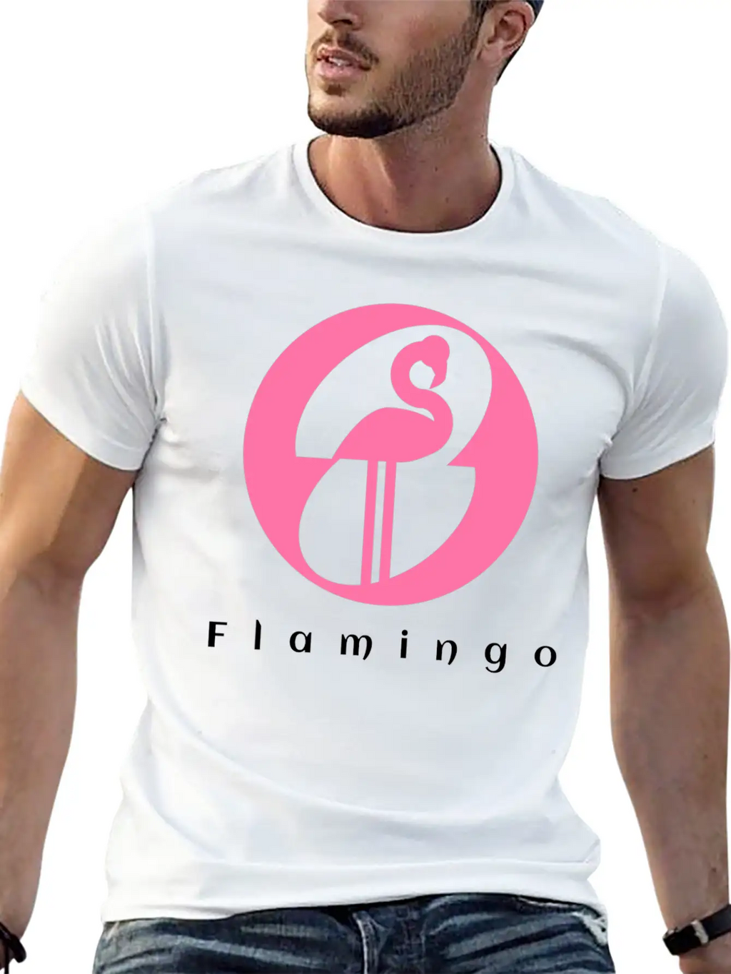 Flamingo Unisex Casual T-Shirt – Clean Design For Daily Comfort