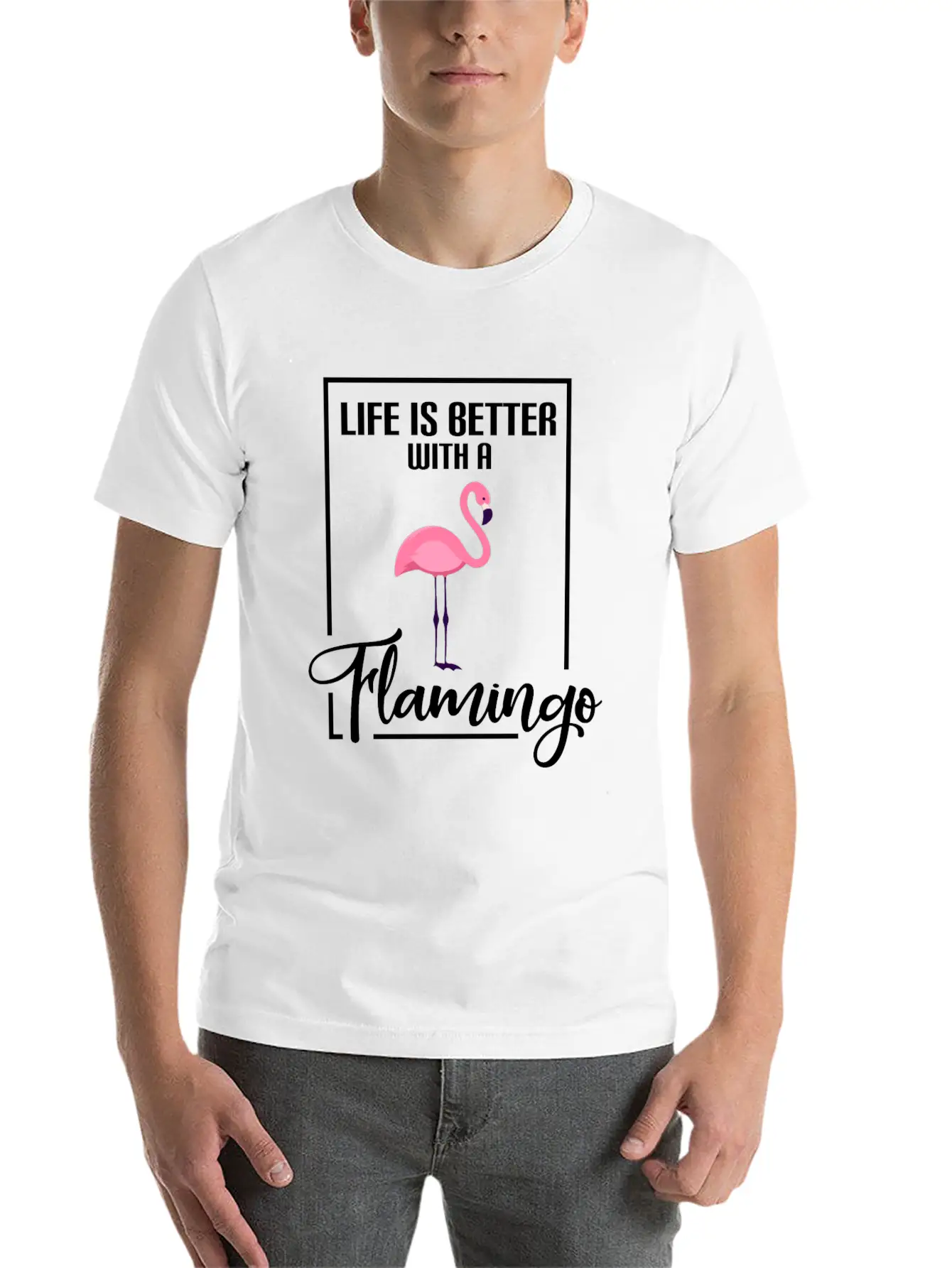 Flamingos Life Is Better With A Flamingo Classic Cotton Tee – Unisex Comfort For Any Season
