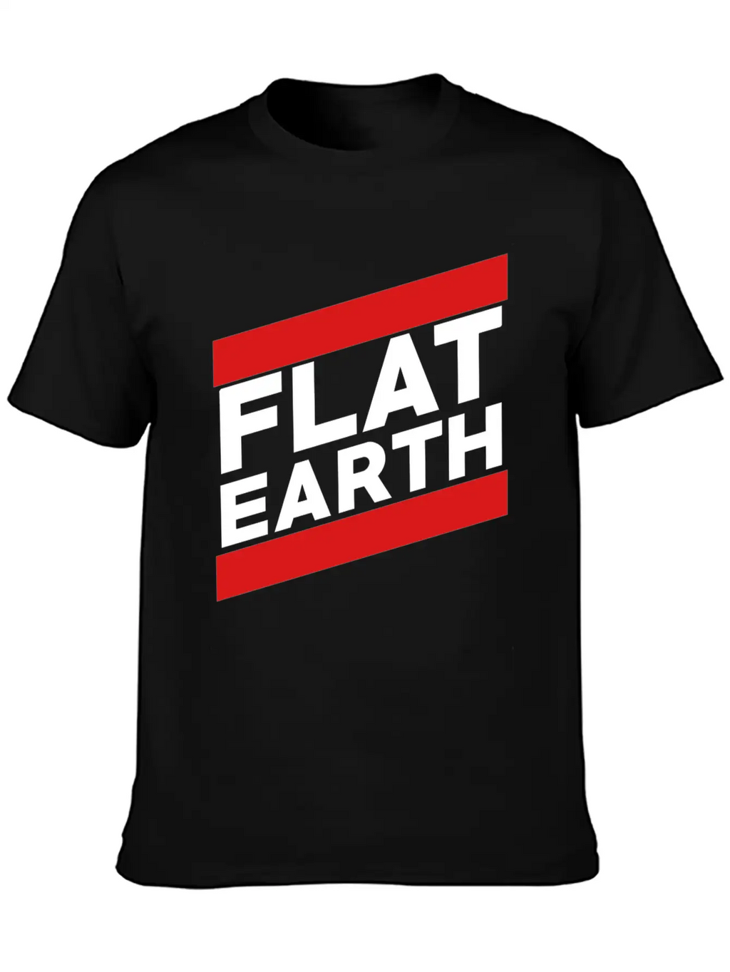 Flat Earth Breathable Graphic T-Shirt – Perfect For Casual Days