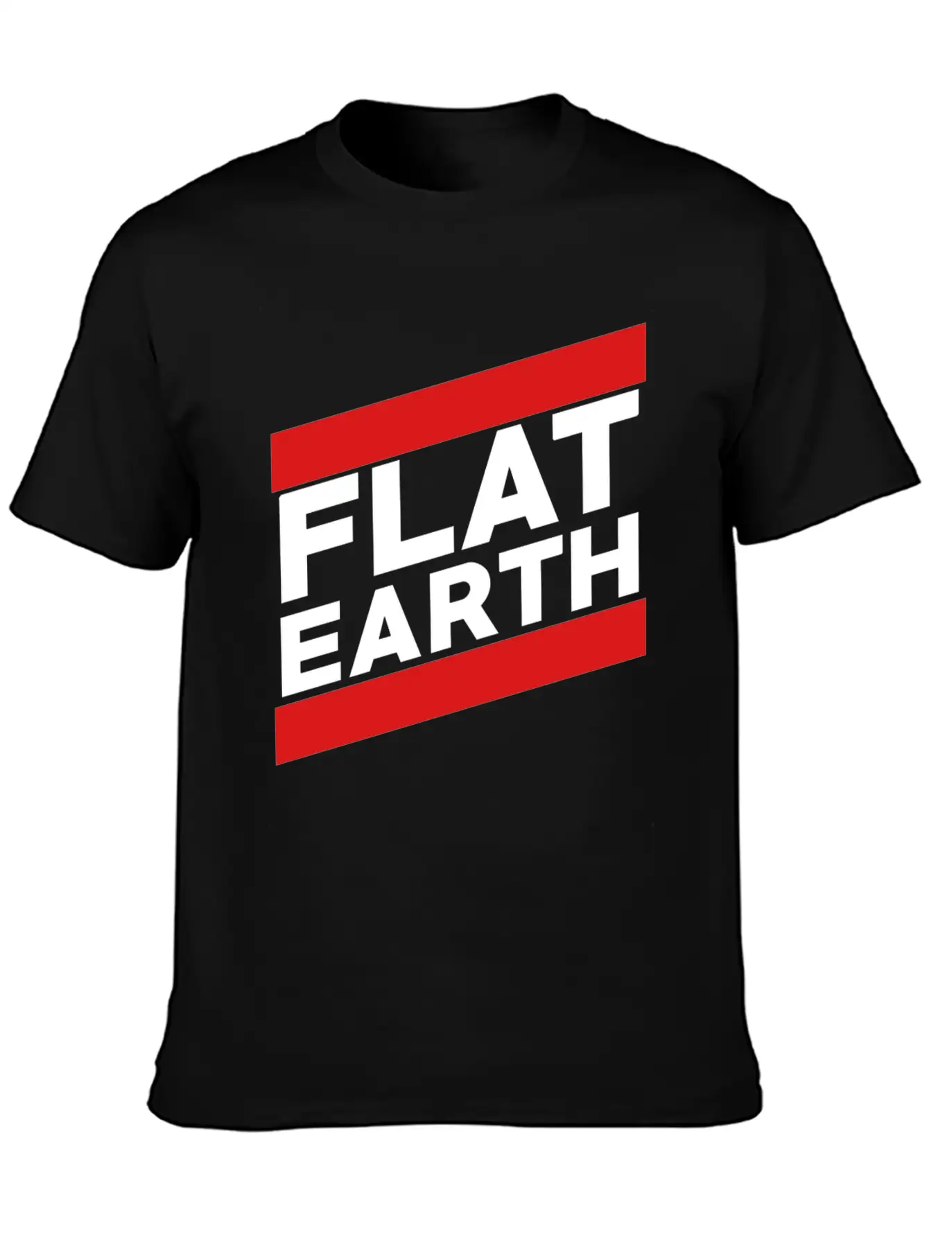 Flat Earth Breathable Graphic T-Shirt – Perfect For Casual Days