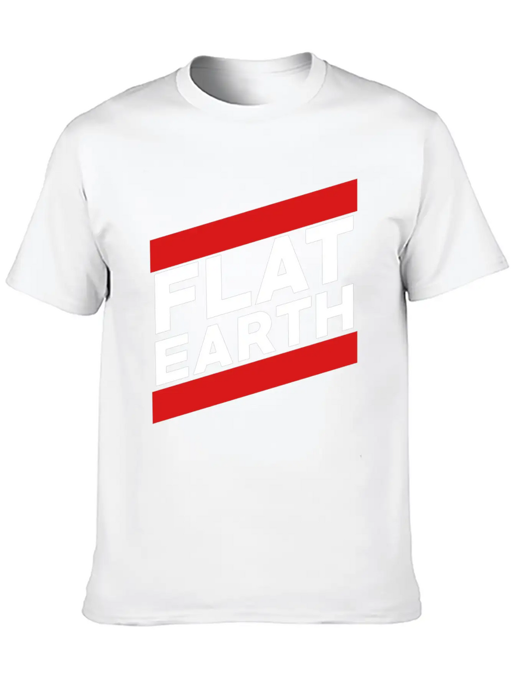 Flat Earth Breathable Graphic T-Shirt – Perfect For Casual Days