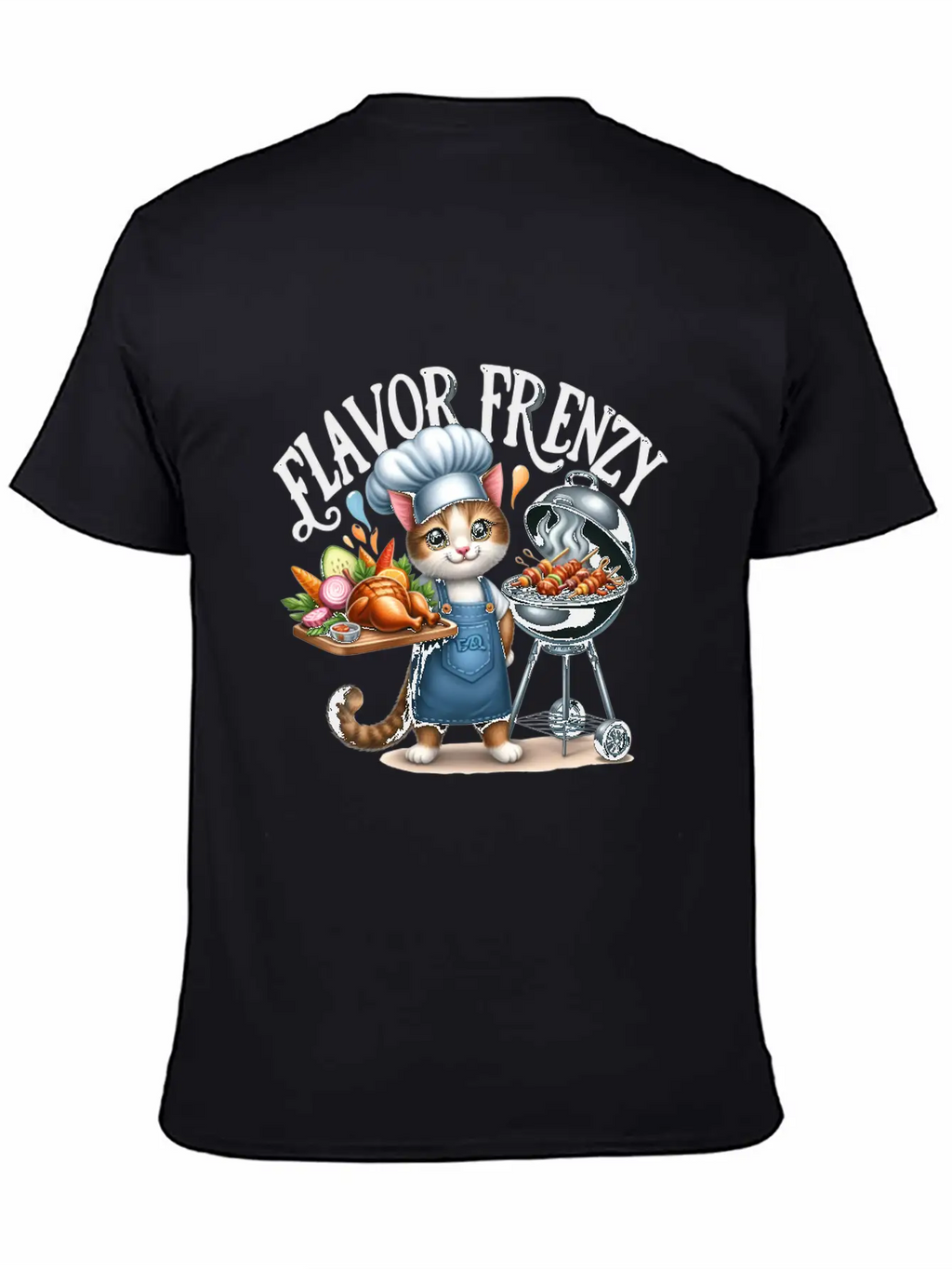 FLAVOR FRENZY Relaxed Everyday Tee – Lightweight And Durable Cotton