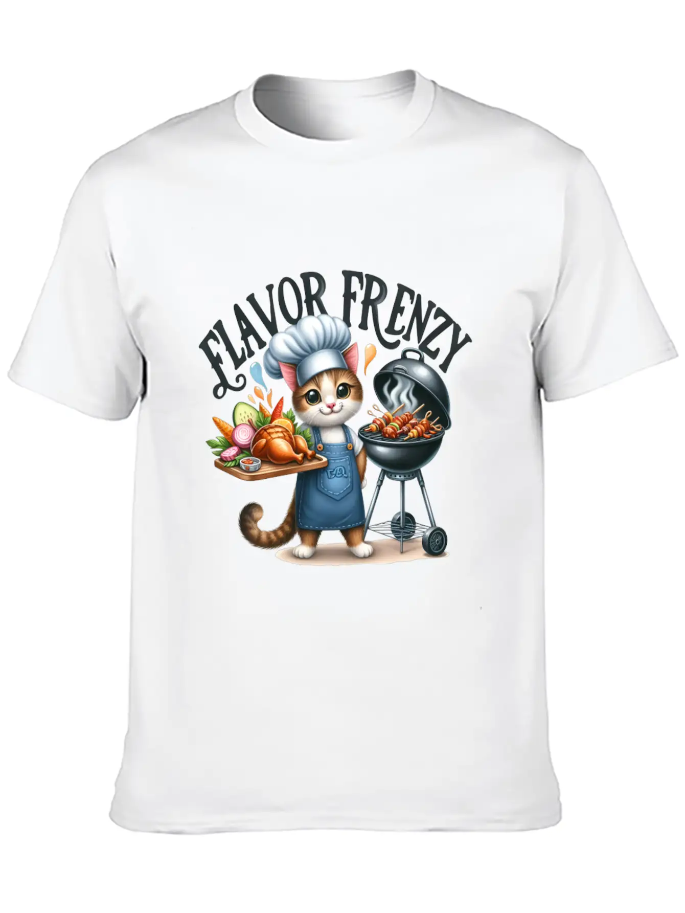 FLAVOR FRENZY Relaxed Everyday Tee – Lightweight And Durable Cotton