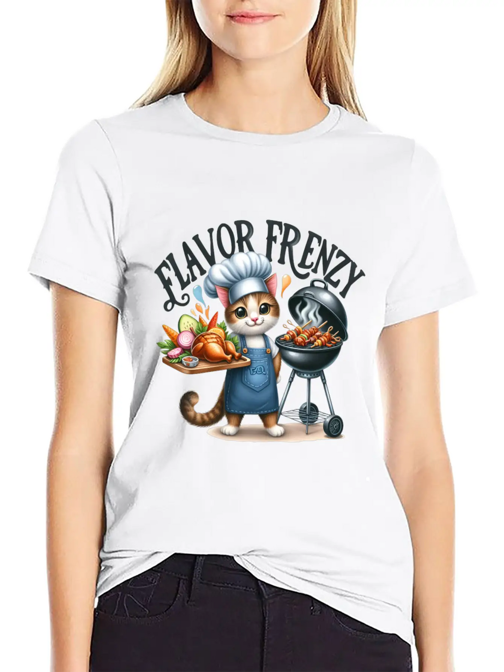 FLAVOR FRENZY Relaxed Everyday Tee – Lightweight And Durable Cotton