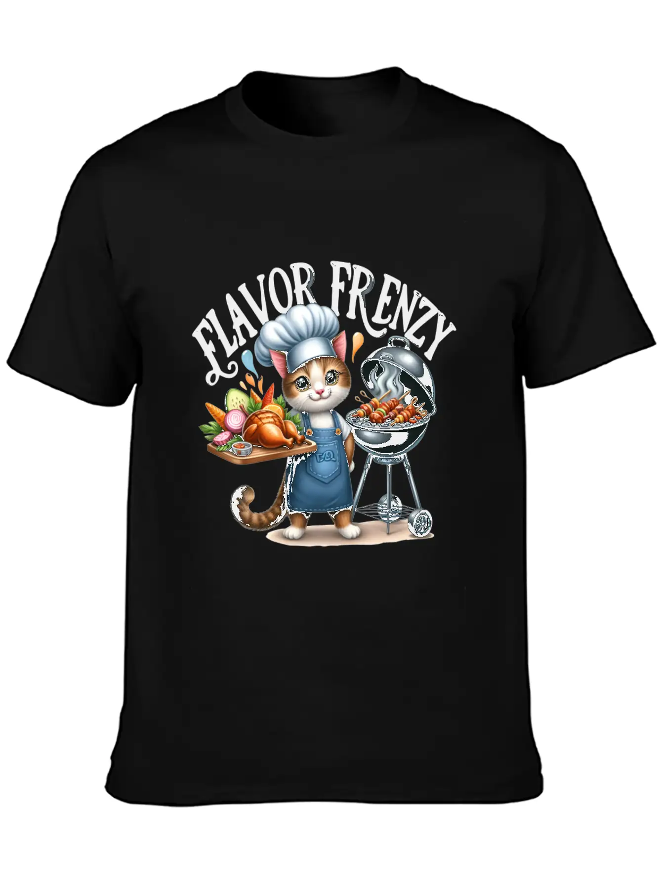 FLAVOR FRENZY Relaxed Everyday Tee – Lightweight And Durable Cotton