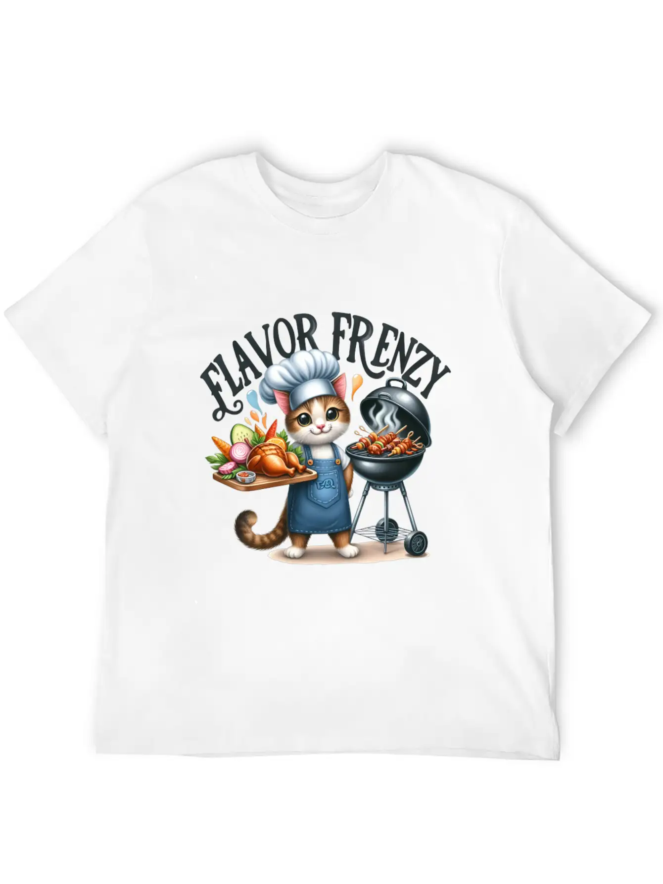 FLAVOR FRENZY Relaxed Everyday Tee – Lightweight And Durable Cotton