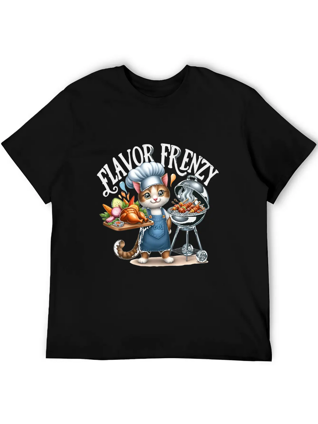 FLAVOR FRENZY Relaxed Everyday Tee – Lightweight And Durable Cotton