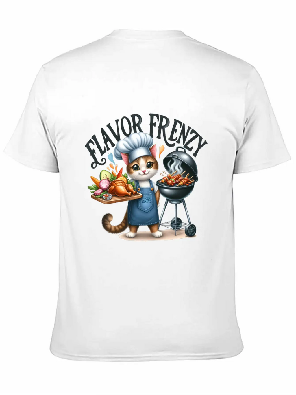 FLAVOR FRENZY Relaxed Everyday Tee – Lightweight And Durable Cotton
