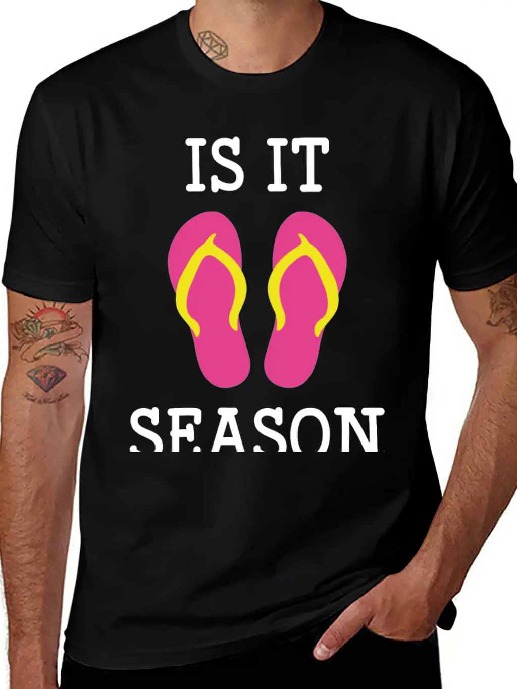Flip Flop Season Classic Cotton Tee – Unisex Comfort For Any Season