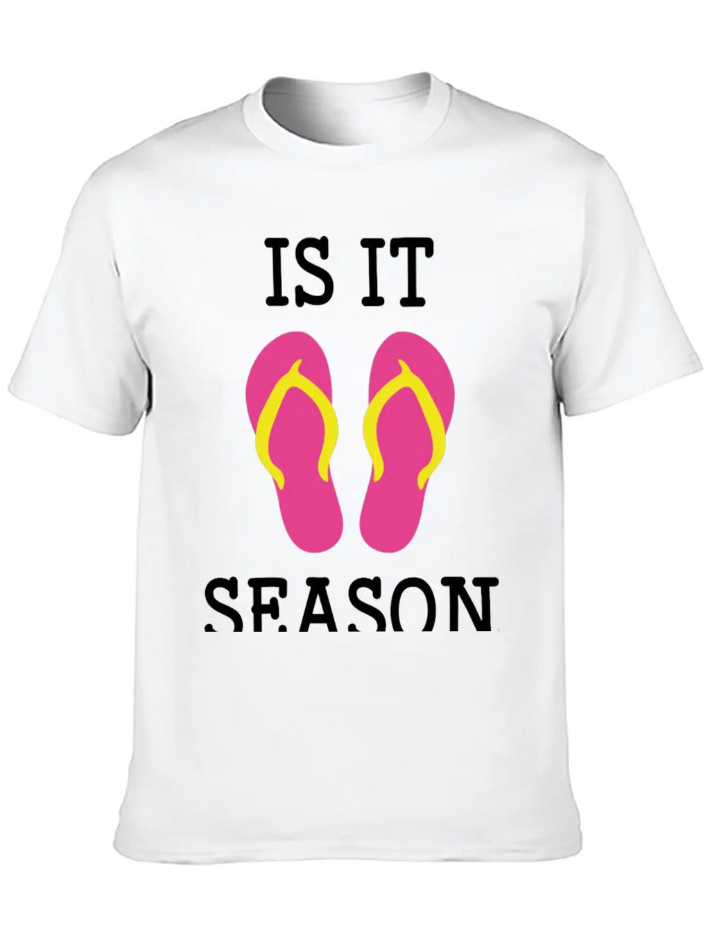 Flip Flop Season Classic Cotton Tee – Unisex Comfort For Any Season