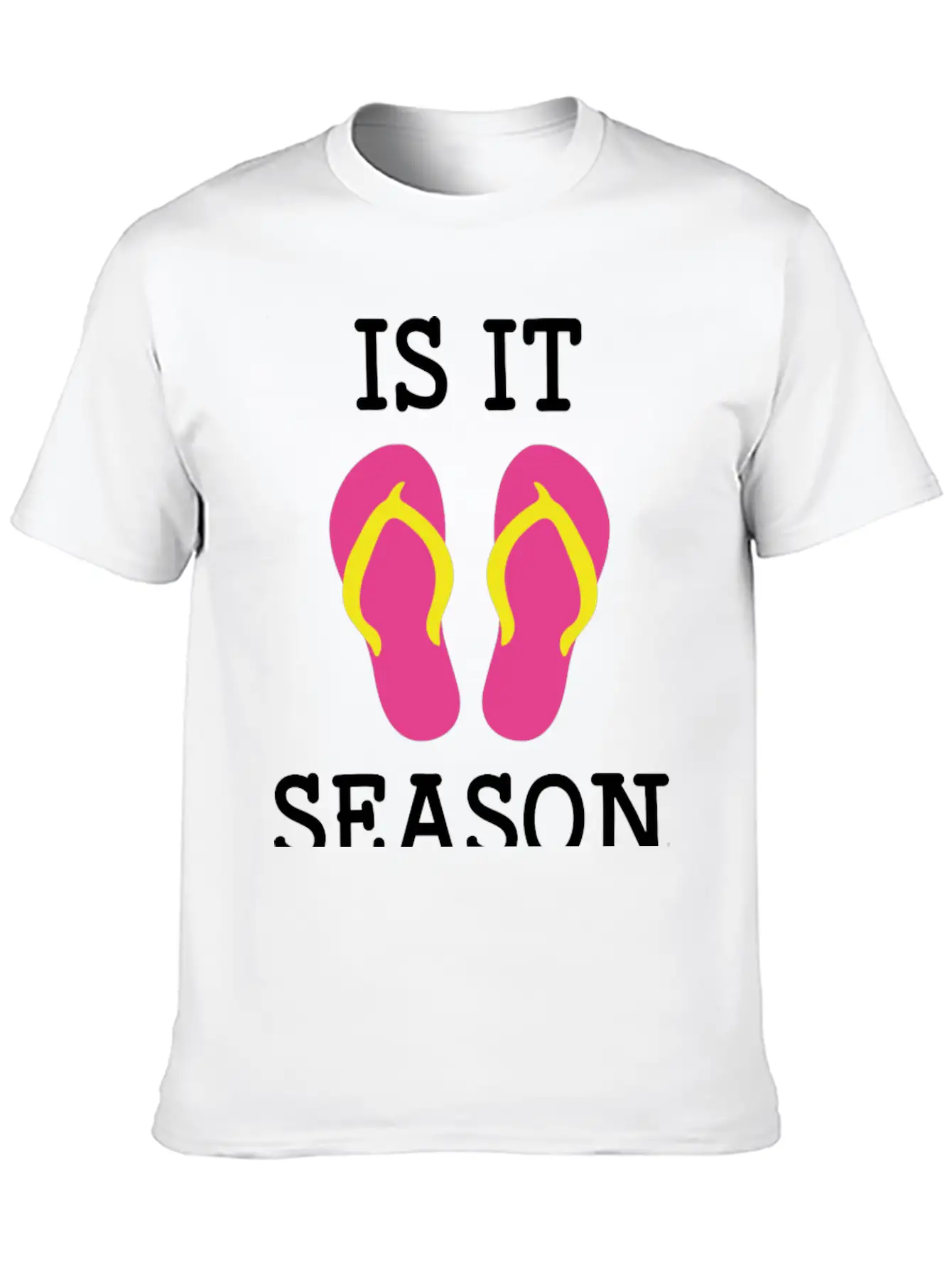 Flip Flop Season Classic Cotton Tee – Unisex Comfort For Any Season