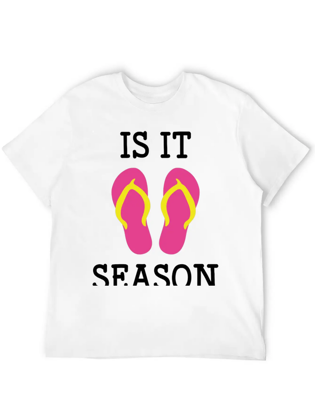 Flip Flop Season Classic Cotton Tee – Unisex Comfort For Any Season