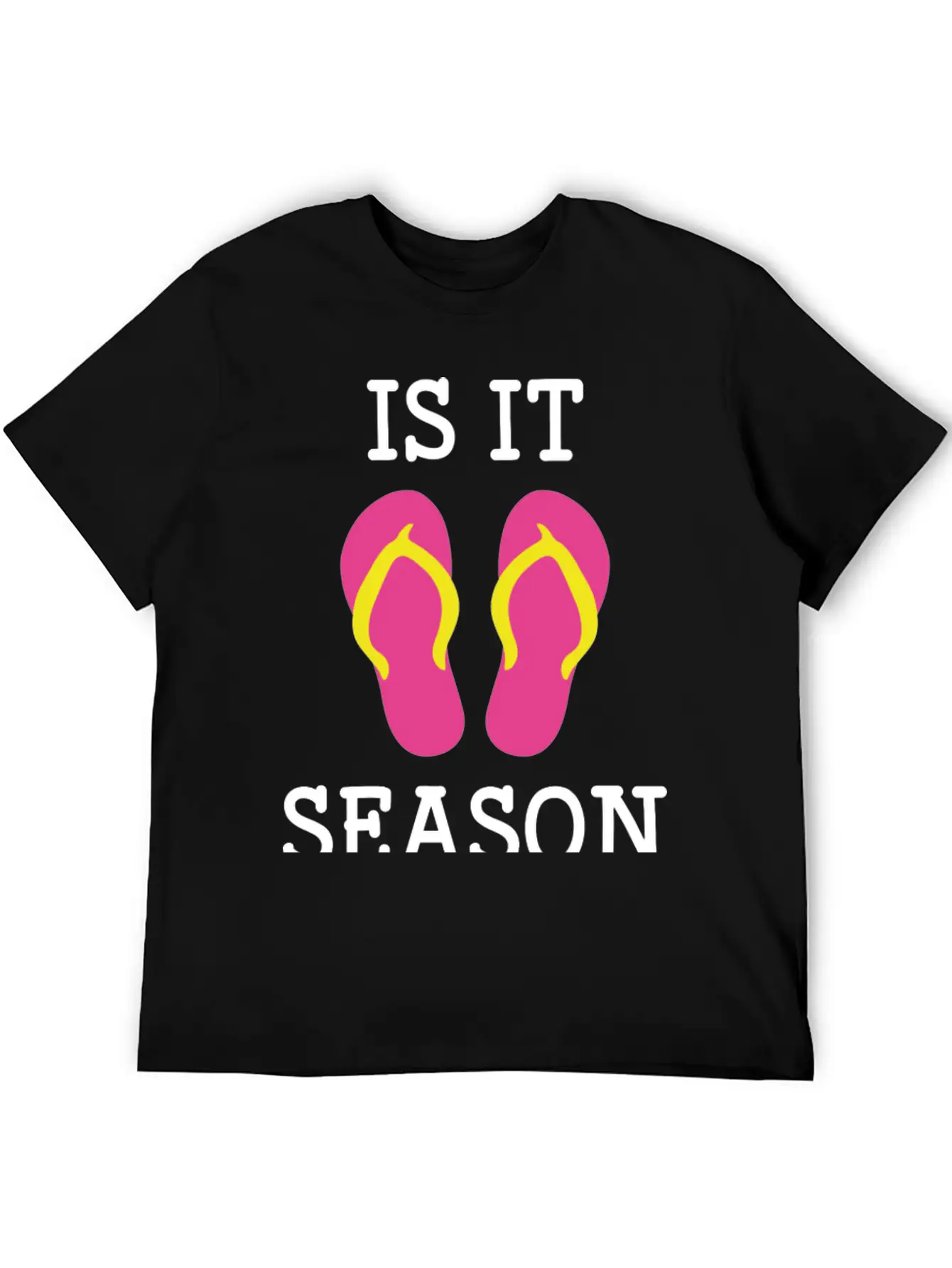 Flip Flop Season Classic Cotton Tee – Unisex Comfort For Any Season