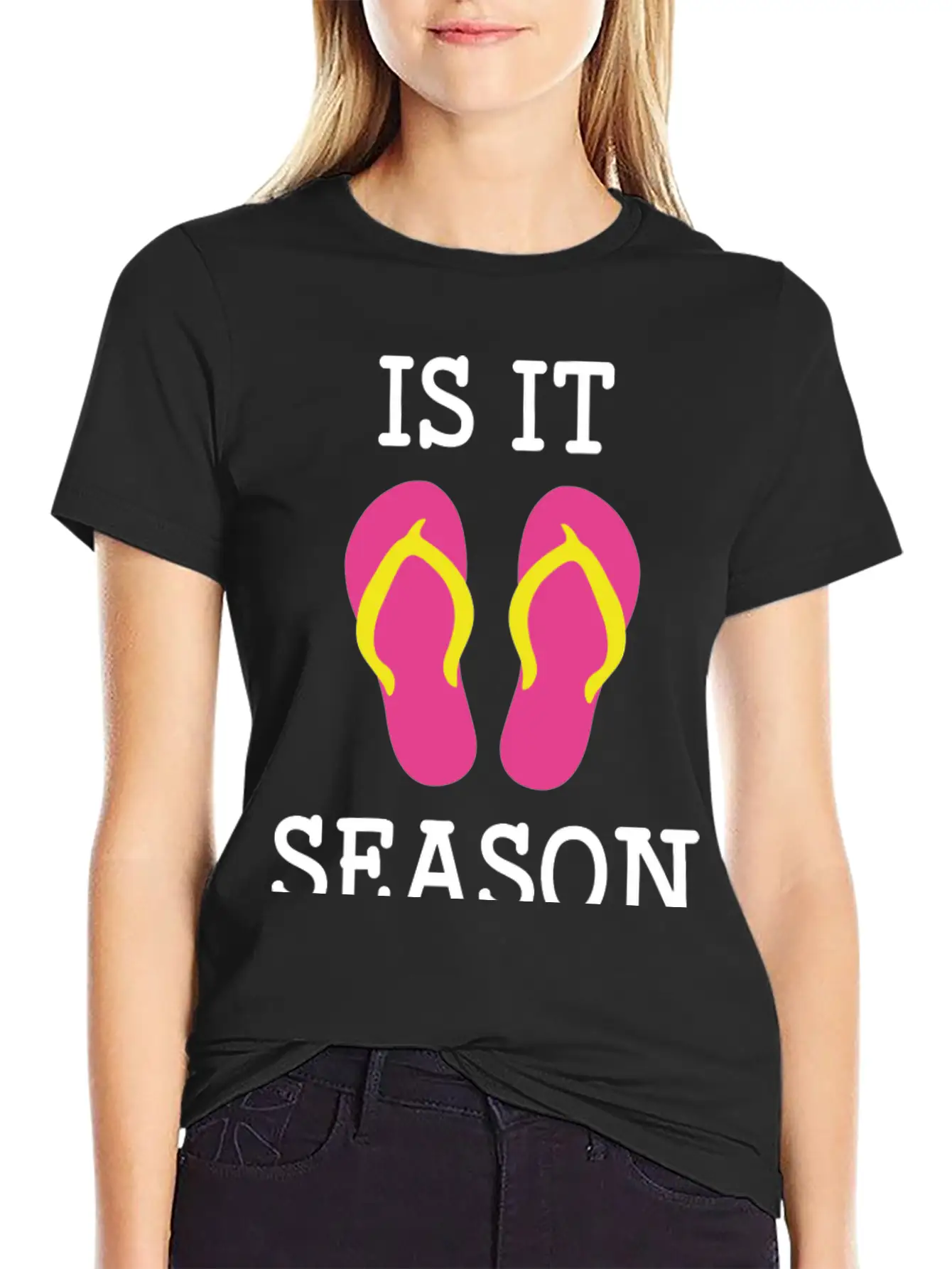 Flip Flop Season Classic Cotton Tee – Unisex Comfort For Any Season