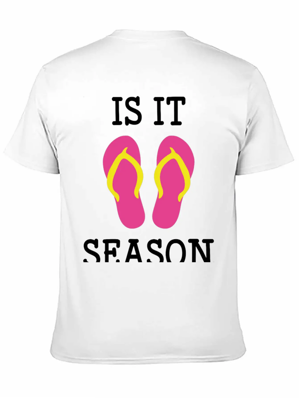 Flip Flop Season Classic Cotton Tee – Unisex Comfort For Any Season
