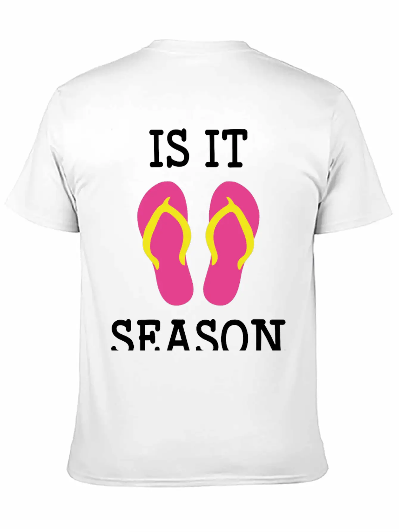 Flip Flop Season Classic Cotton Tee – Unisex Comfort For Any Season