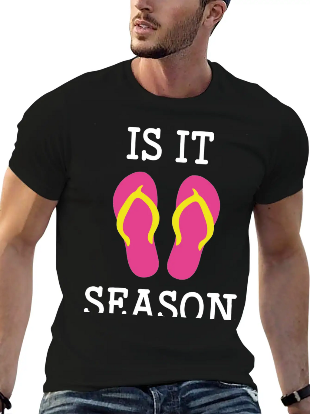 Flip Flop Season Classic Cotton Tee – Unisex Comfort For Any Season