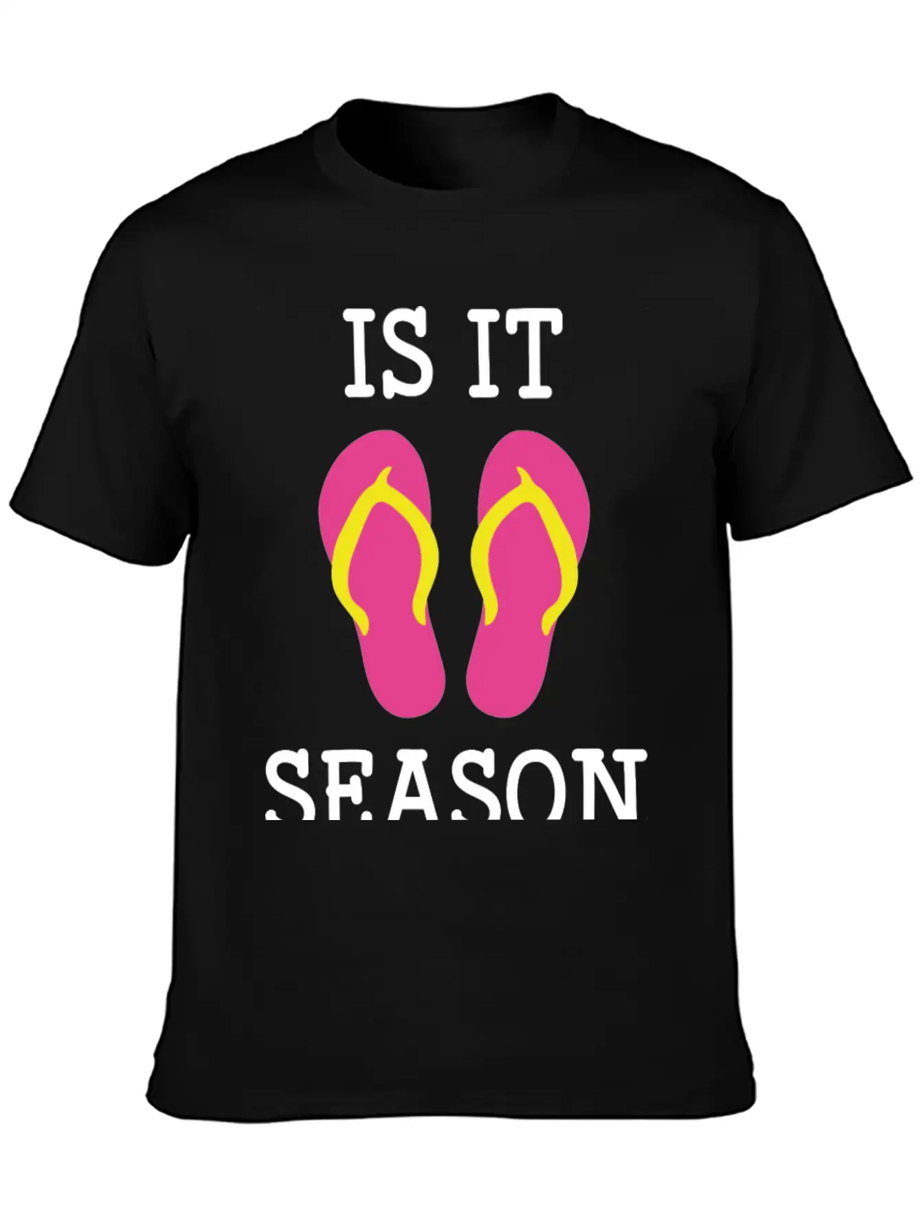 Flip Flop Season Classic Cotton Tee – Unisex Comfort For Any Season