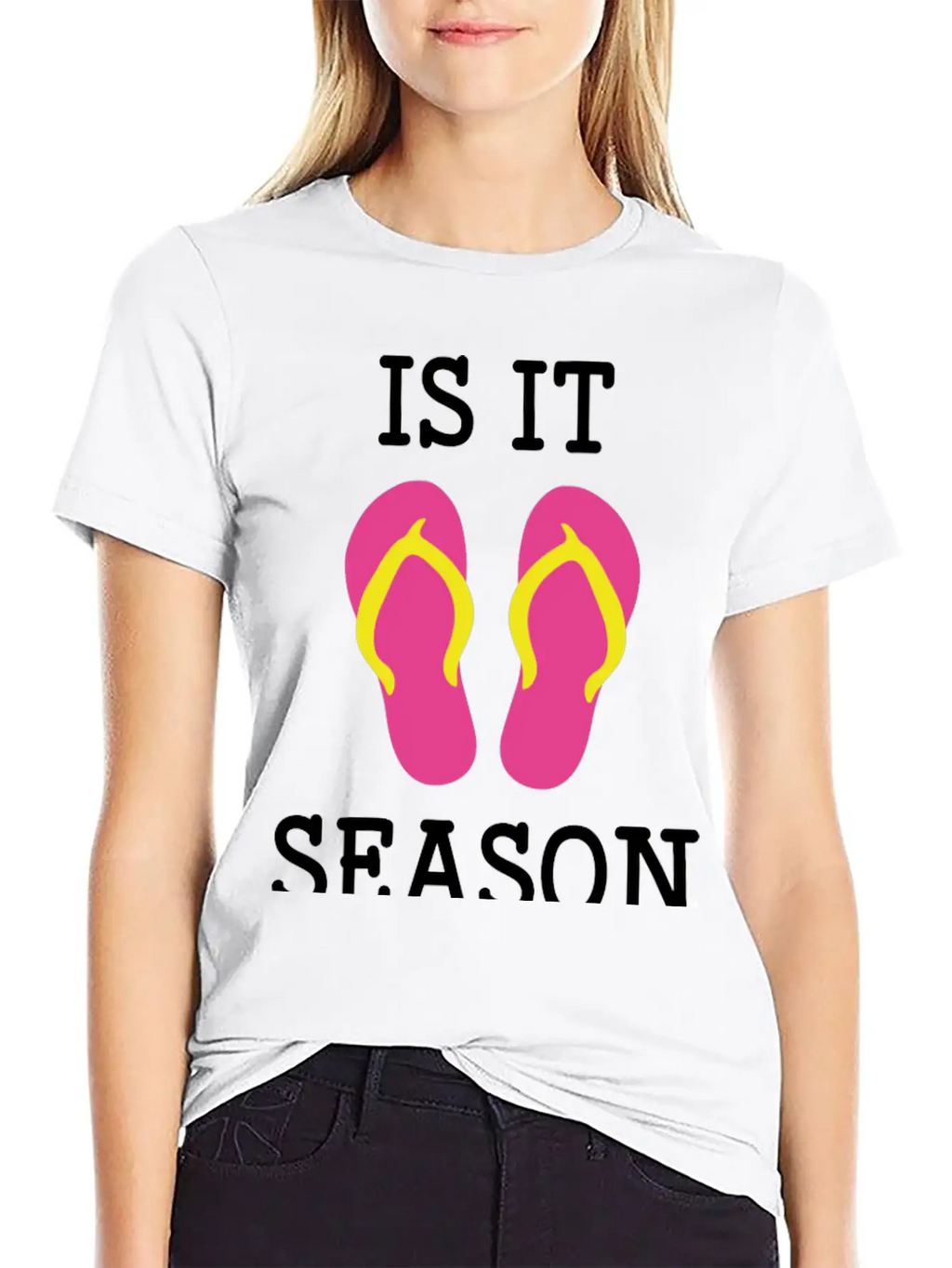 Flip Flop Season Classic Cotton Tee – Unisex Comfort For Any Season