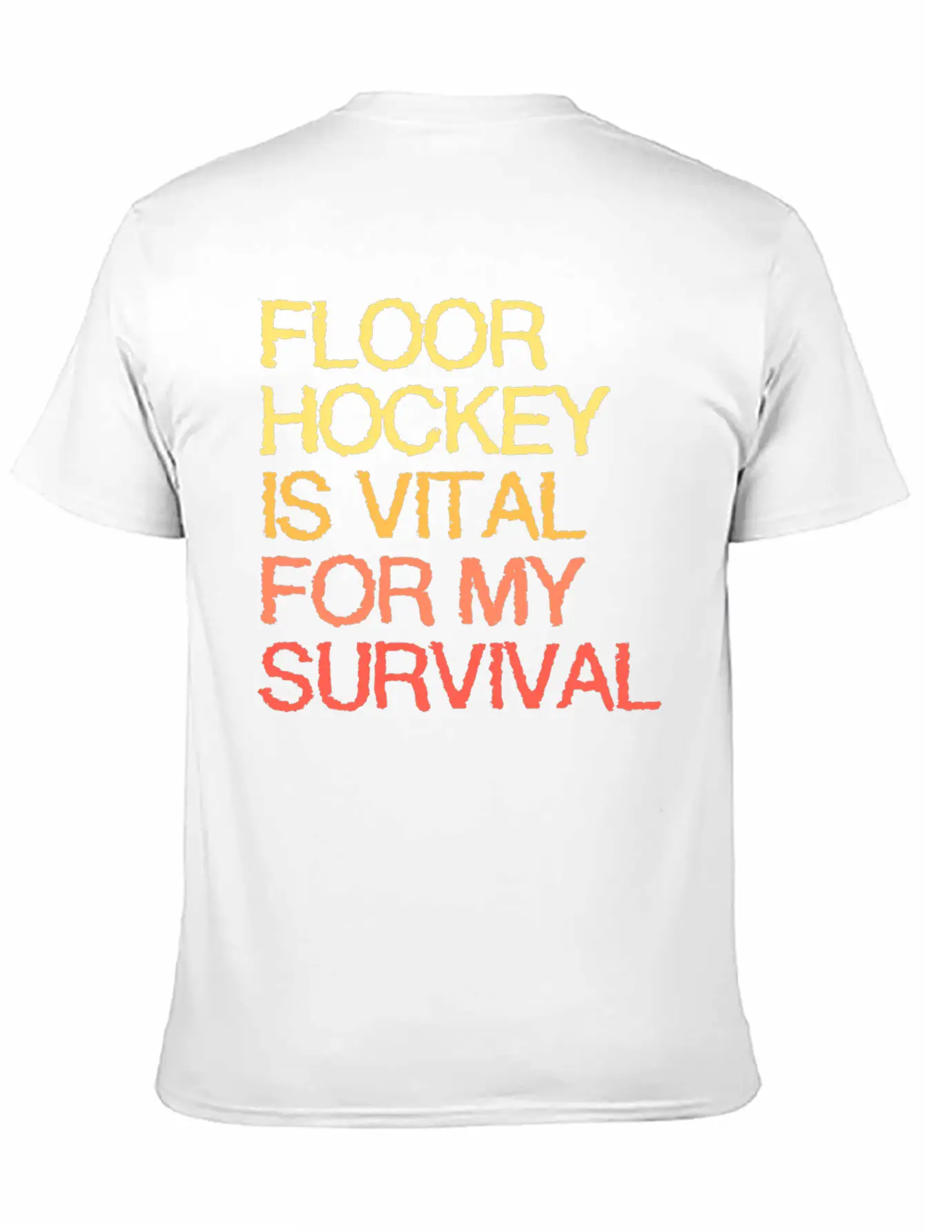 Floor Hockey Is Vital For My Survival Timeless Short Sleeve Tee – Comfy And Minimalist Design