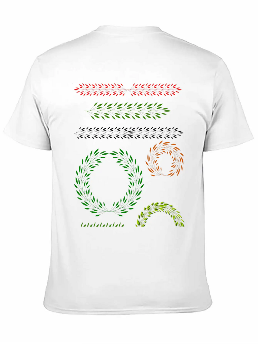Floral Elements 1 Relaxed Everyday Tee – Lightweight And Durable Cotton