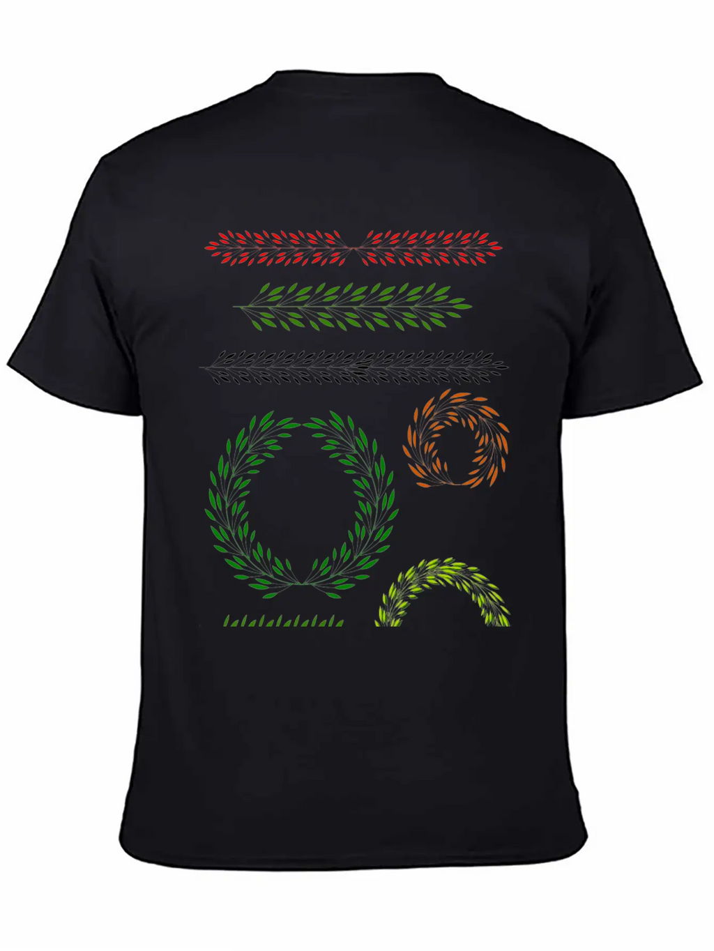 Floral Elements 1 Relaxed Everyday Tee – Lightweight And Durable Cotton