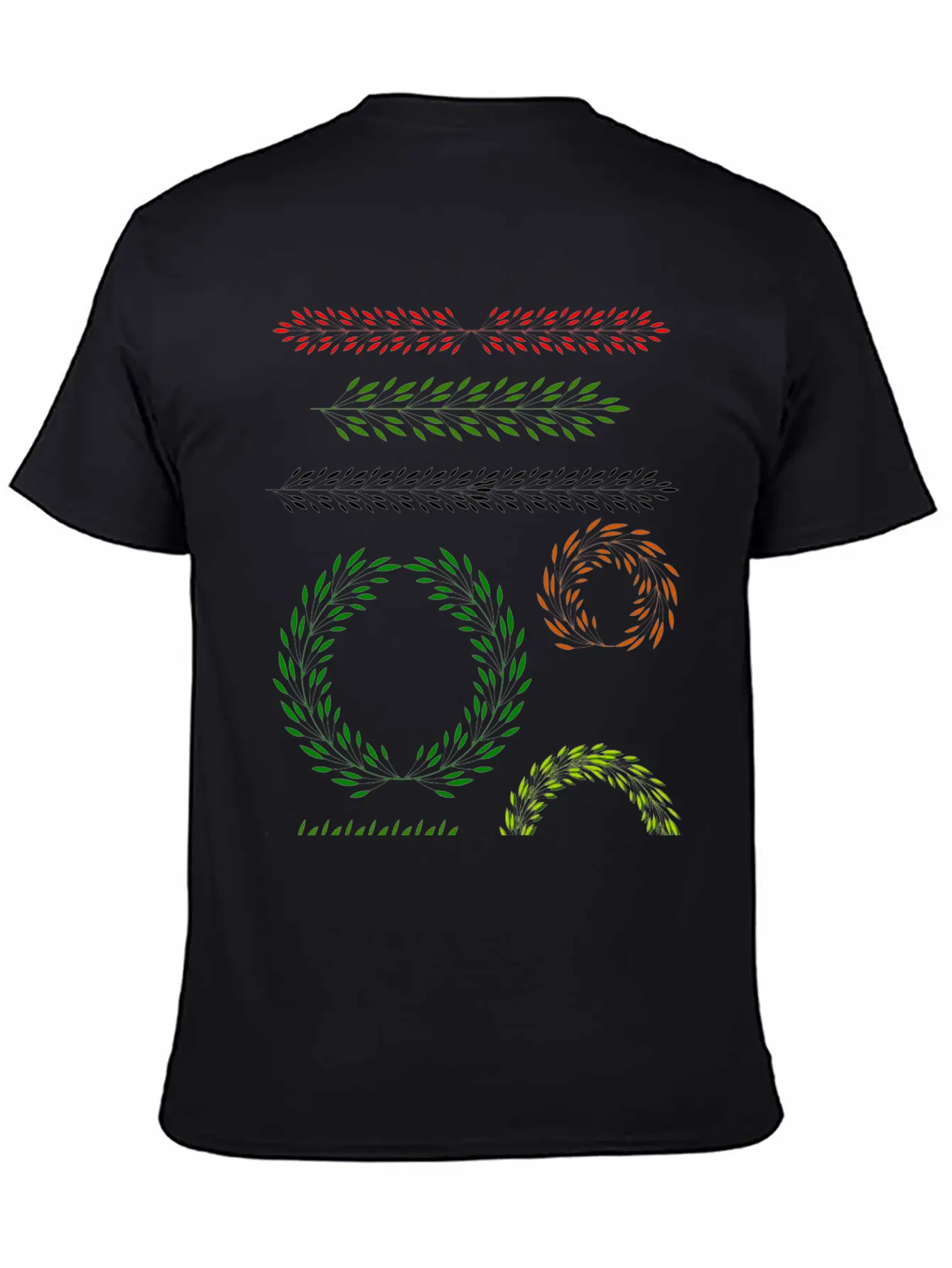 Floral Elements 1 Relaxed Everyday Tee – Lightweight And Durable Cotton