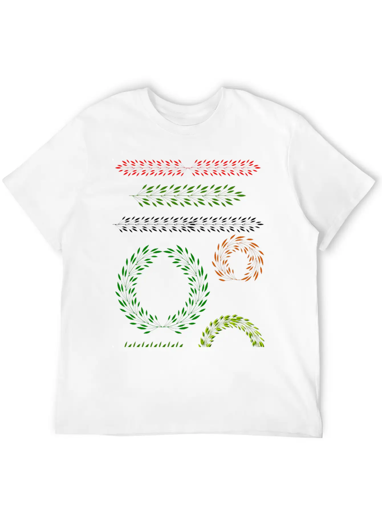Floral Elements 1 Relaxed Everyday Tee – Lightweight And Durable Cotton