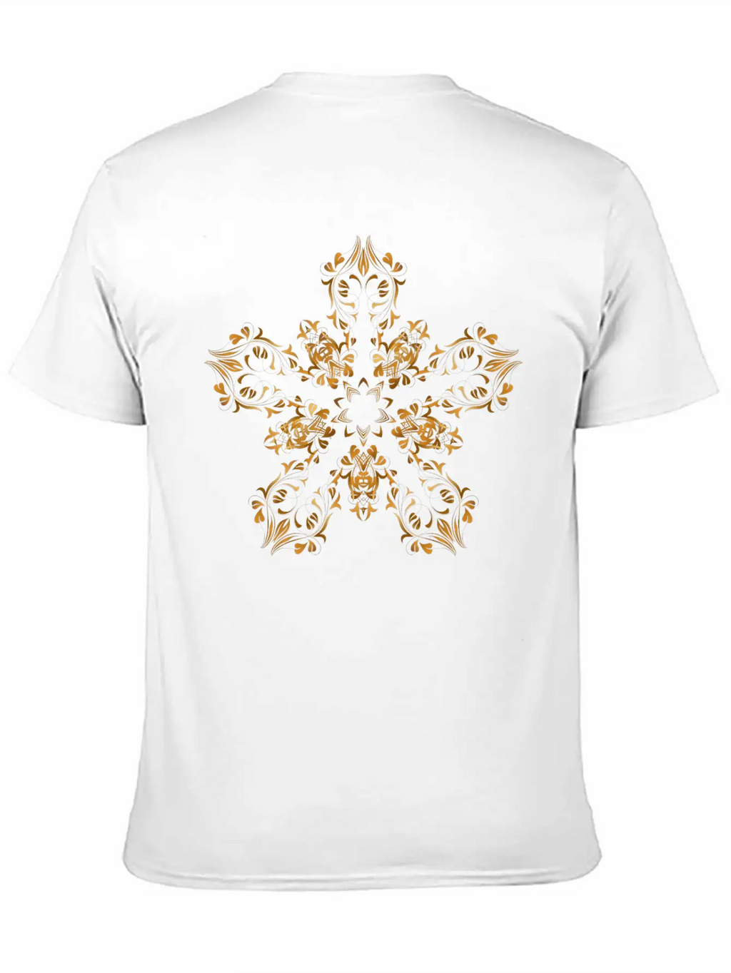 Floral Flourish Design 14 Basic Graphic T-Shirt – Daily Comfort In Soft Cotton