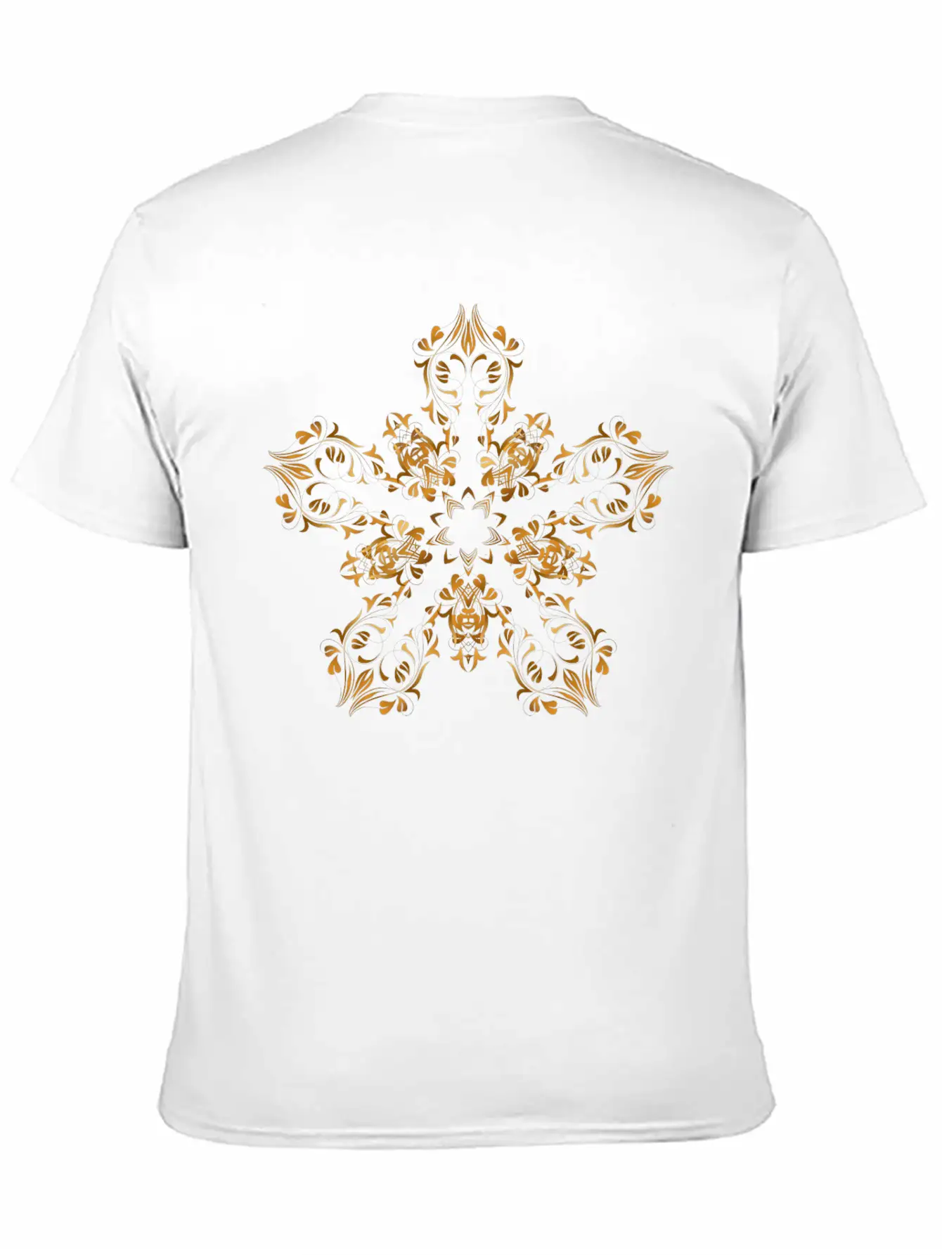 Floral Flourish Design 14 Basic Graphic T-Shirt – Daily Comfort In Soft Cotton