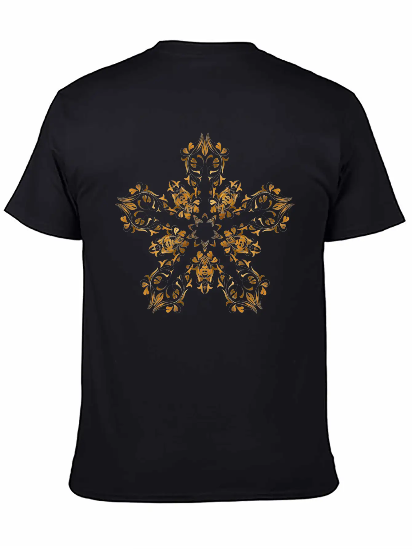 Floral Flourish Design 14 Basic Graphic T-Shirt – Daily Comfort In Soft Cotton