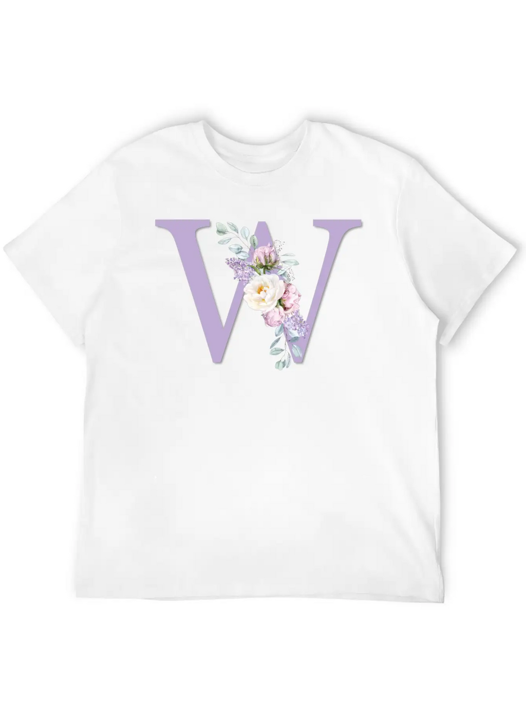 Floral W Classic Cotton Tee – Unisex Comfort For Any Season