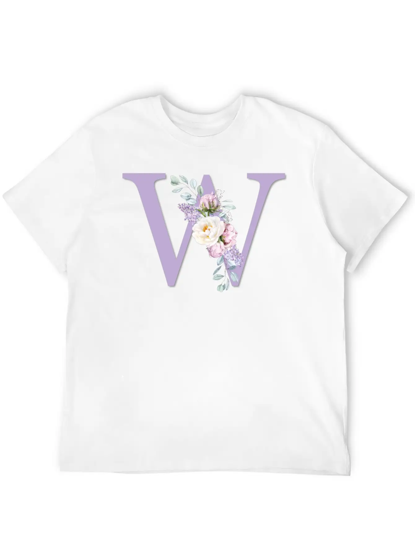 Floral W Classic Cotton Tee – Unisex Comfort For Any Season