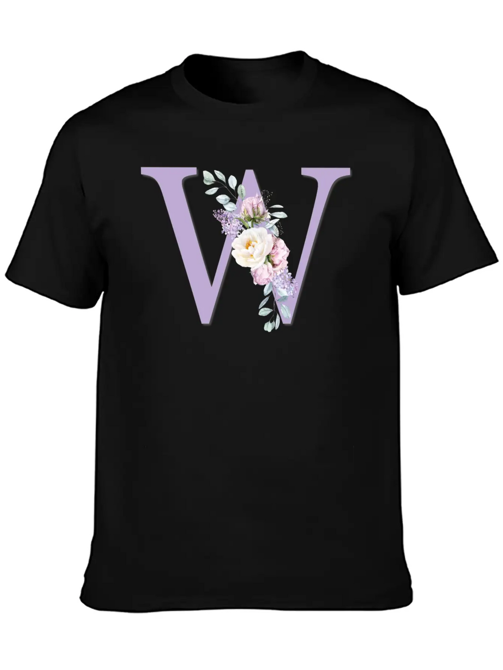 Floral W Classic Cotton Tee – Unisex Comfort For Any Season