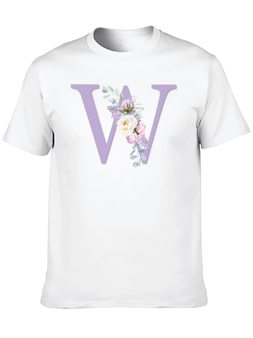 Floral W Classic Cotton Tee – Unisex Comfort For Any Season