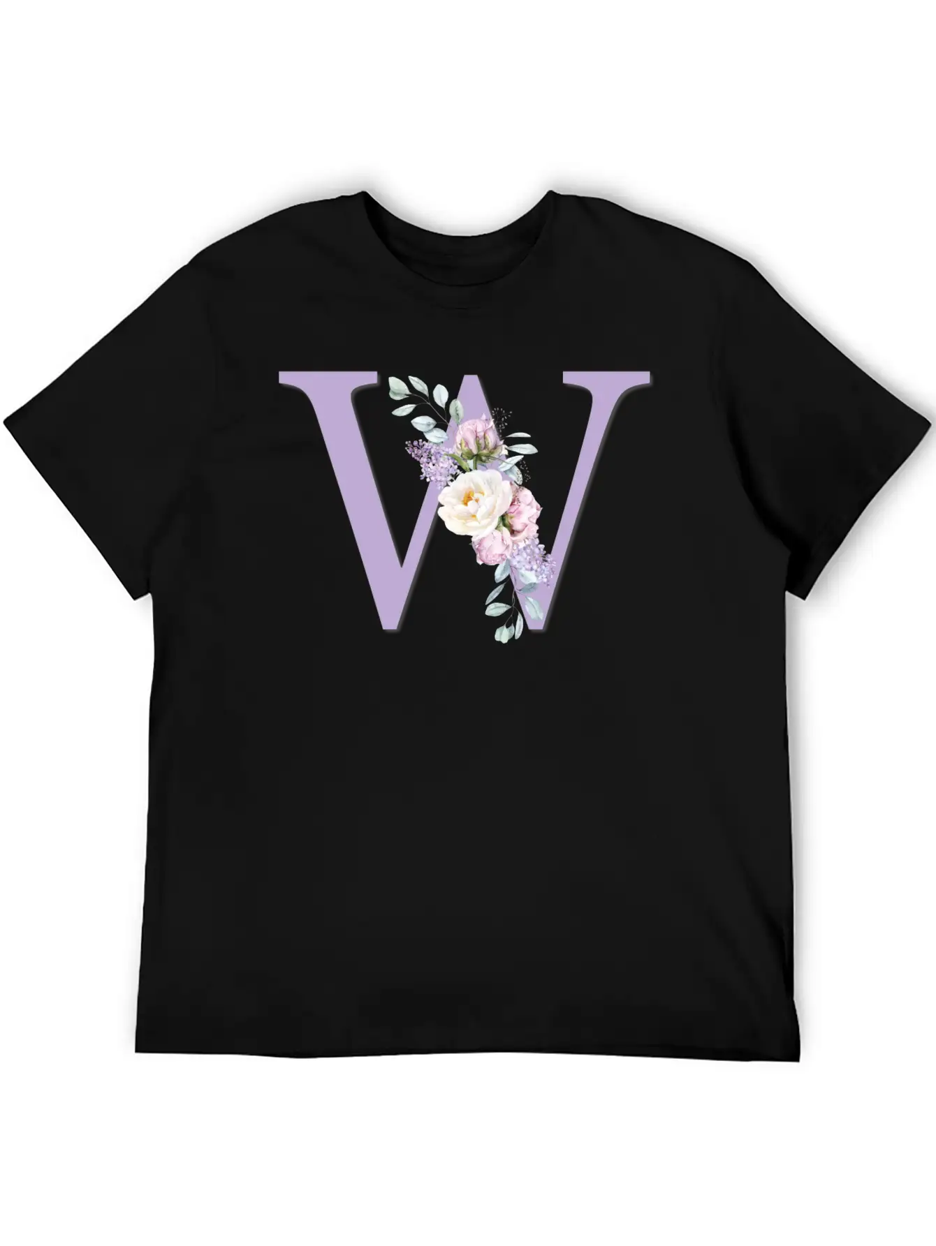 Floral W Classic Cotton Tee – Unisex Comfort For Any Season