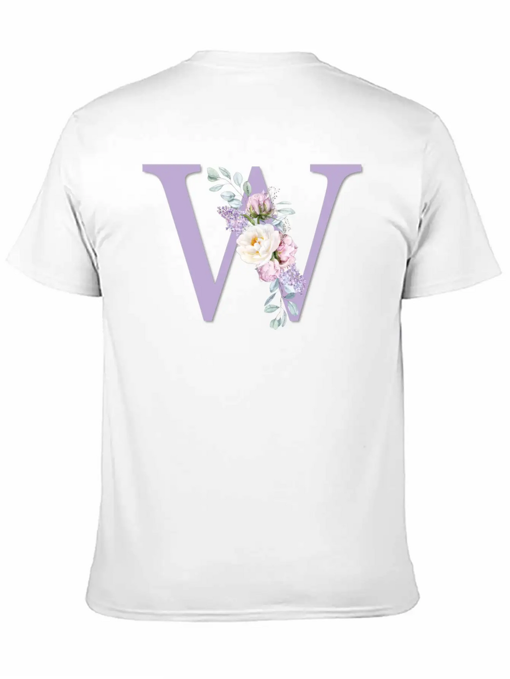 Floral W Classic Cotton Tee – Unisex Comfort For Any Season