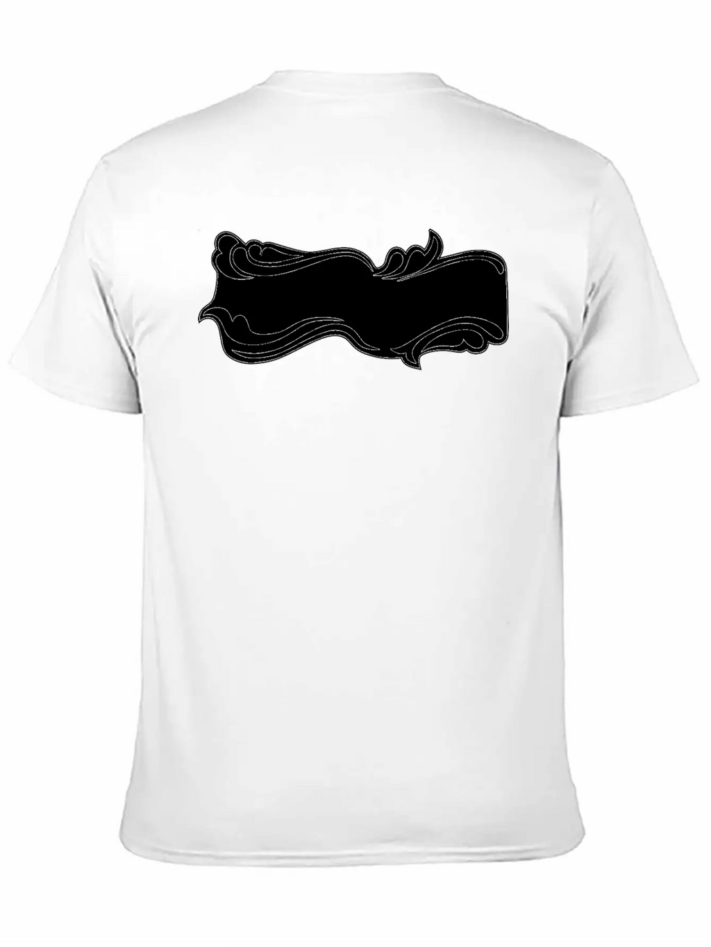 Flourish Sign Black And White Relaxed Everyday Tee – Lightweight And Durable Cotton