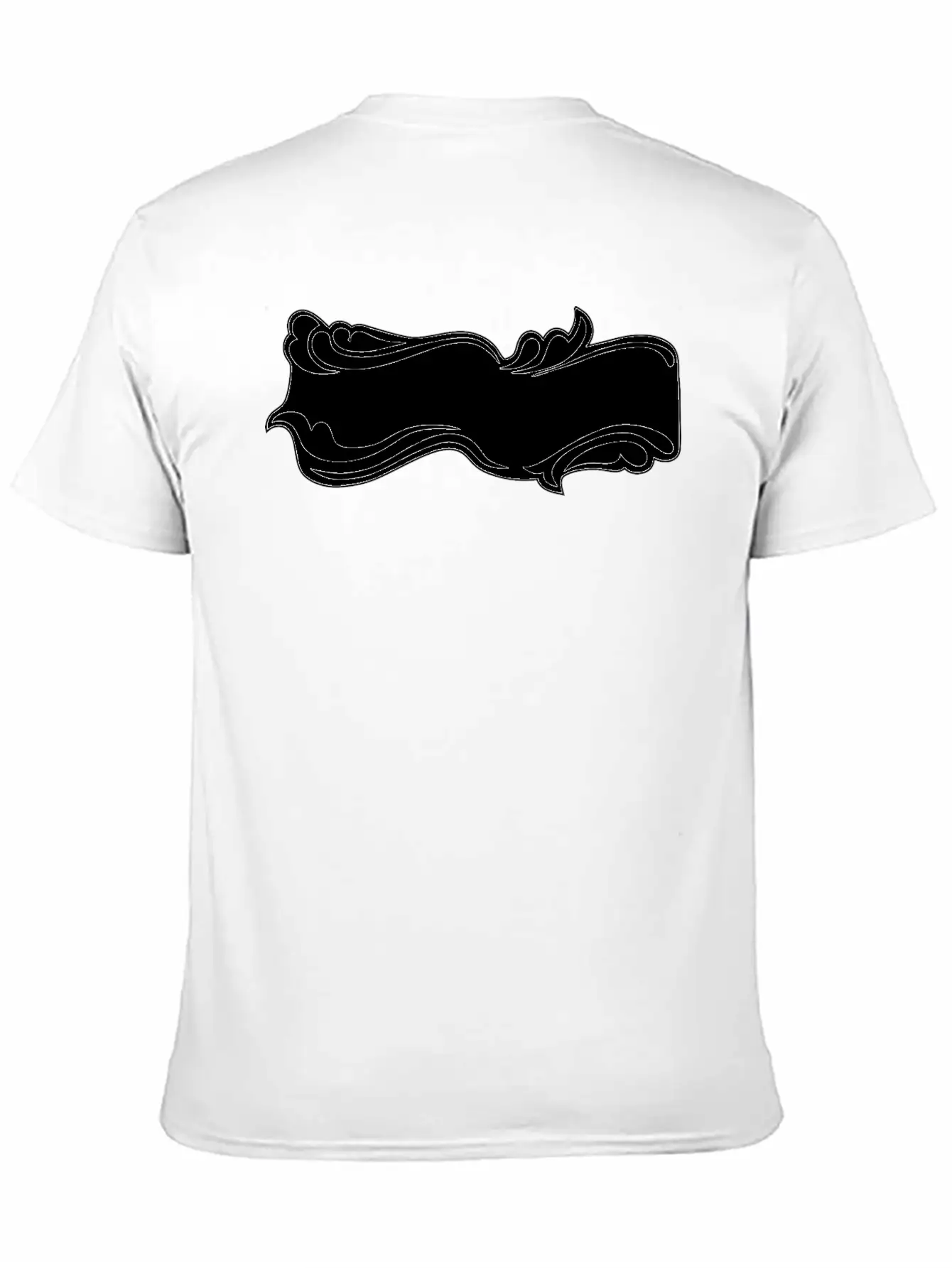 Flourish Sign Black And White Relaxed Everyday Tee – Lightweight And Durable Cotton