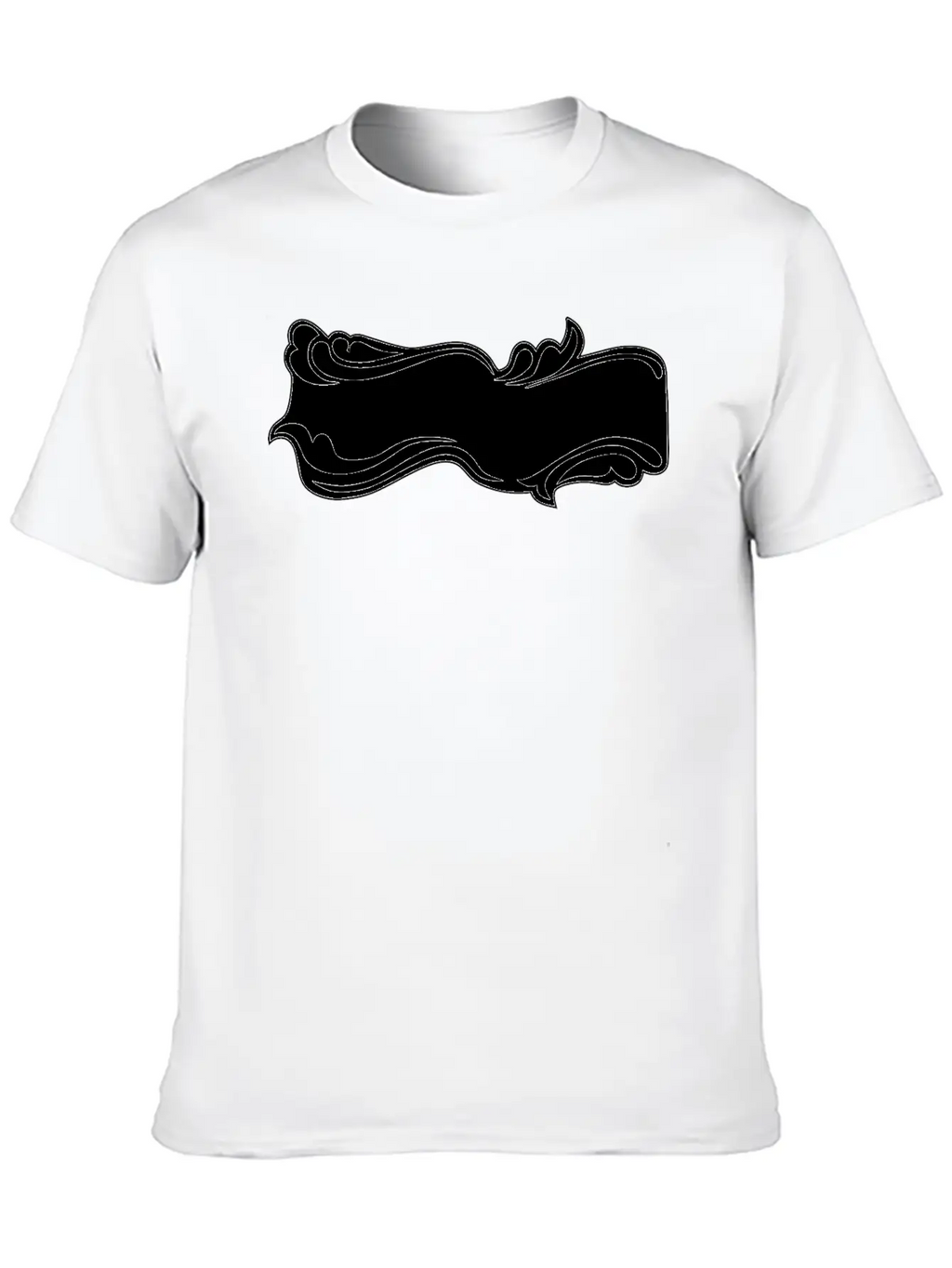Flourish Sign Black And White Relaxed Everyday Tee – Lightweight And Durable Cotton