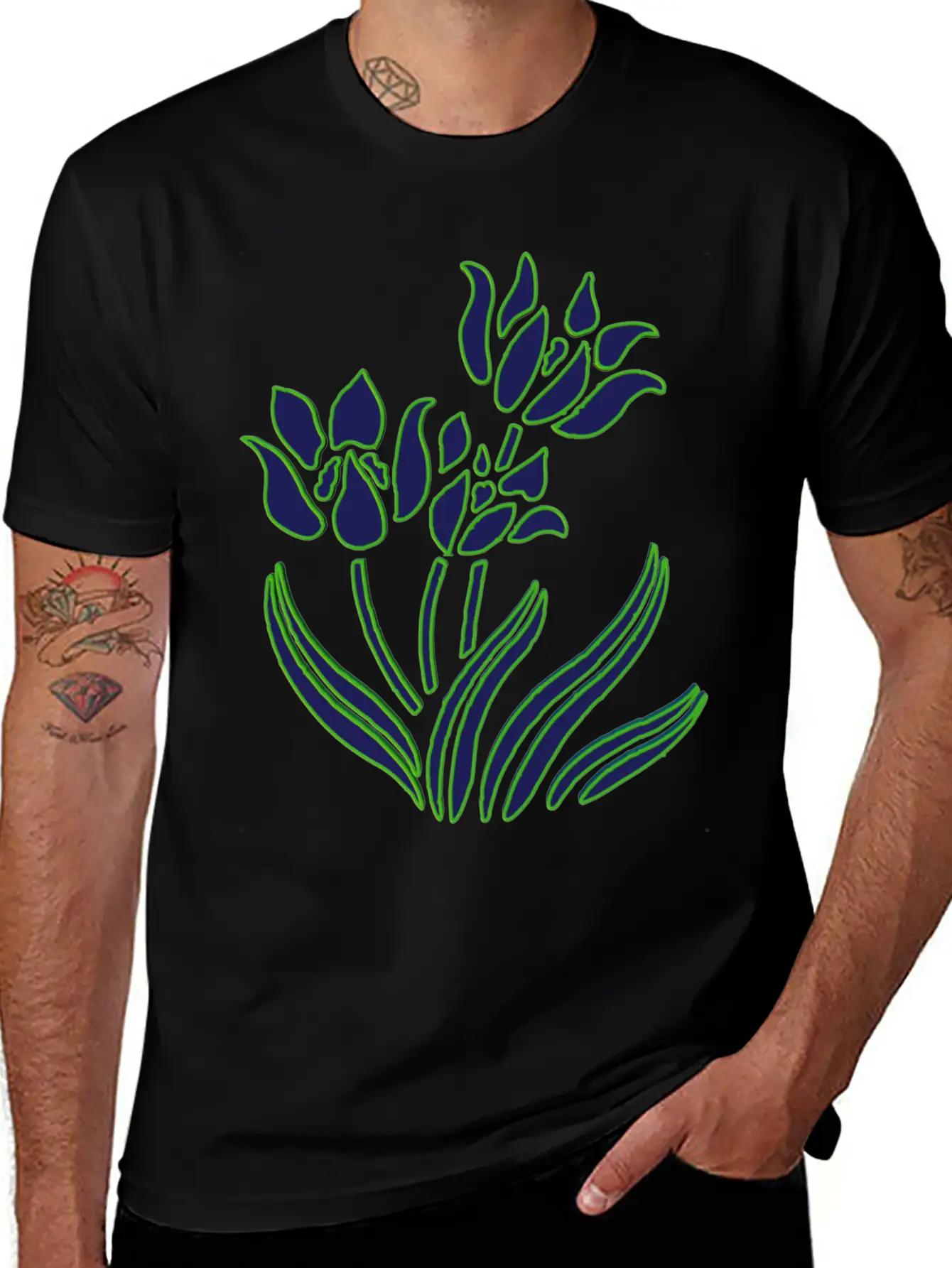Flower 3D Plants & Nature Breathable Graphic T-Shirt – Perfect For Casual Days