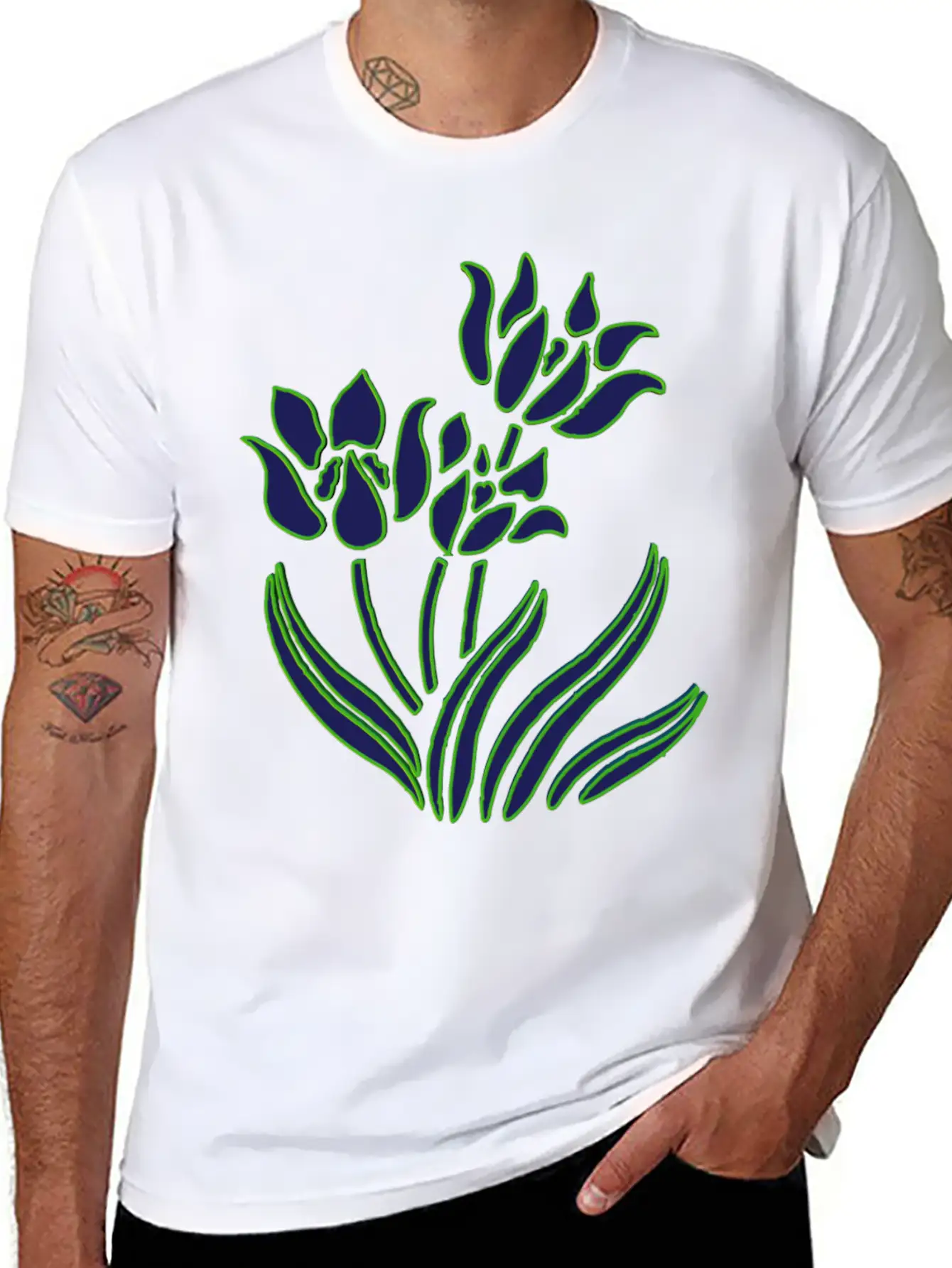 Flower 3D Plants & Nature Breathable Graphic T-Shirt – Perfect For Casual Days