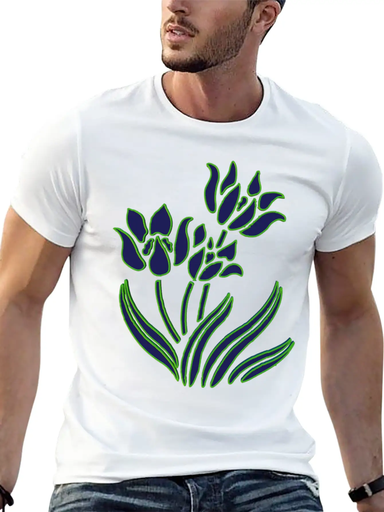 Flower 3D Plants & Nature Breathable Graphic T-Shirt – Perfect For Casual Days