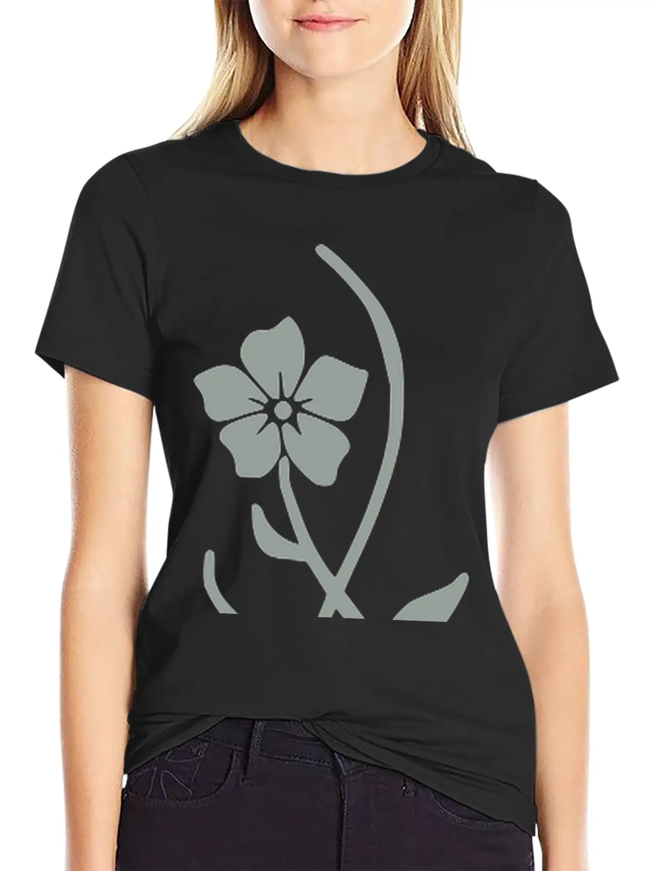 Flower 9_ Breathable Graphic T-Shirt – Perfect For Casual Days